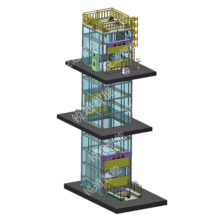 異側(cè)進(jìn)出提升機(jī)